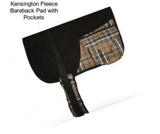 Kensington Fleece Bareback Pad with Pockets