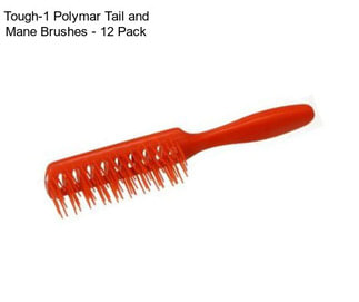 Tough-1 Polymar Tail and Mane Brushes - 12 Pack