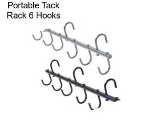 Portable Tack Rack 6 Hooks