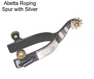 Abetta Roping Spur with Silver