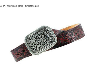 ARIAT Womens Filigree Rhinestone Belt