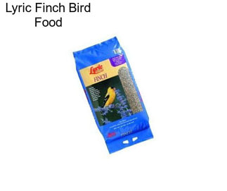 Lyric Finch Bird Food