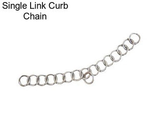 Single Link Curb Chain