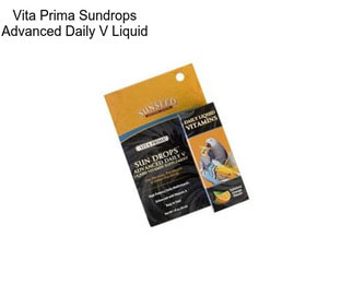 Vita Prima Sundrops Advanced Daily V Liquid