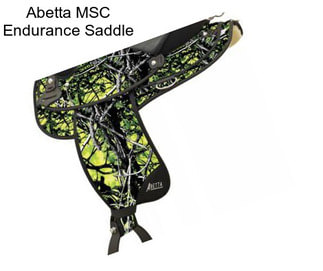 Abetta MSC Endurance Saddle