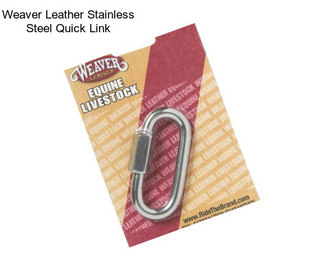 Weaver Leather Stainless Steel Quick Link