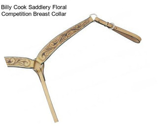 Billy Cook Saddlery Floral Competition Breast Collar