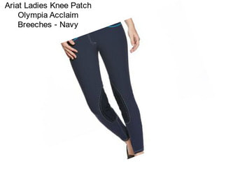 Ariat Ladies Knee Patch Olympia Acclaim Breeches - Navy