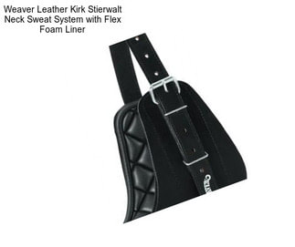 Weaver Leather Kirk Stierwalt Neck Sweat System with Flex Foam Liner