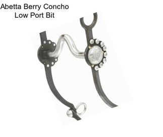 Abetta Berry Concho Low Port Bit