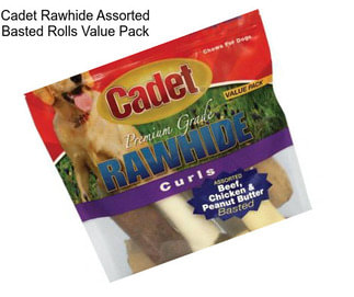 Cadet Rawhide Assorted Basted Rolls Value Pack
