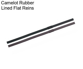Camelot Rubber Lined Flat Reins