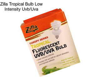 Zilla Tropical Bulb Low Intensity Uvb/Uva