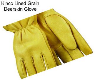 Kinco Lined Grain Deerskin Glove