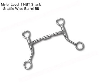 Myler Level 1 HBT Shank Snaffle Wide Barrel Bit