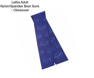 Lettia Adult Nylon/Spandex Boot Sock - Obsessed