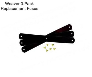 Weaver 3-Pack Replacement Fuses