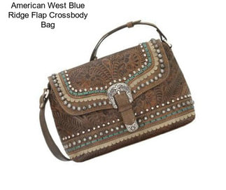American West Blue Ridge Flap Crossbody Bag