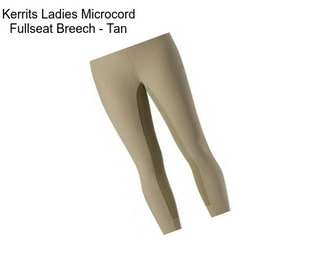 Kerrits Ladies Microcord Fullseat Breech - Tan