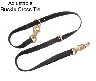 Adjustable Buckle Cross Tie