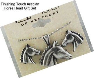 Finishing Touch Arabian Horse Head Gift Set