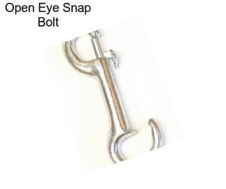 Open Eye Snap Bolt