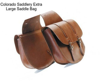 Colorado Saddlery Extra Large Saddle Bag