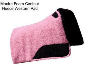 Maxtra Foam Contour Fleece Western Pad
