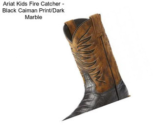 Ariat Kids Fire Catcher - Black Caiman Print/Dark Marble