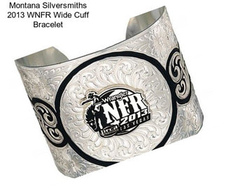 Montana Silversmiths 2013 WNFR Wide Cuff Bracelet