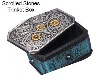 Scrolled Stones Trinket Box