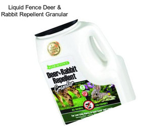 Liquid Fence Deer & Rabbit Repellent Granular