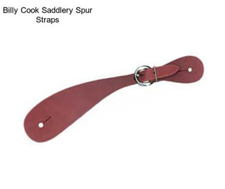 Billy Cook Saddlery Spur Straps