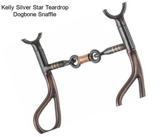 Kelly Silver Star Teardrop Dogbone Snaffle