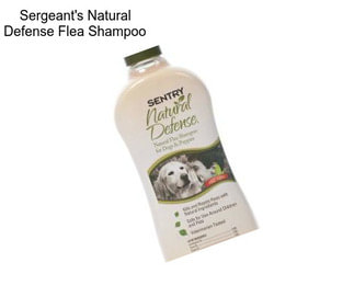 Sergeant\'s Natural Defense Flea Shampoo