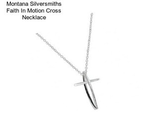 Montana Silversmiths Faith In Motion Cross Necklace