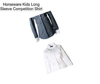 Horseware Kids Long Sleeve Competition Shirt