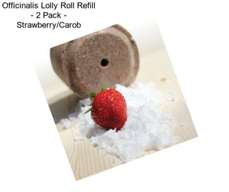 Officinalis Lolly Roll Refill - 2 Pack - Strawberry/Carob