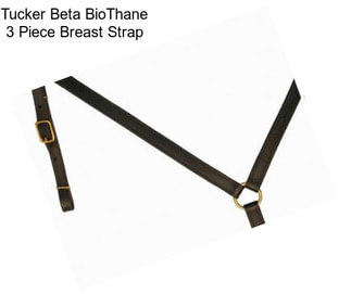 Tucker Beta BioThane 3 Piece Breast Strap