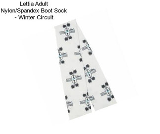 Lettia Adult Nylon/Spandex Boot Sock - Winter Circuit