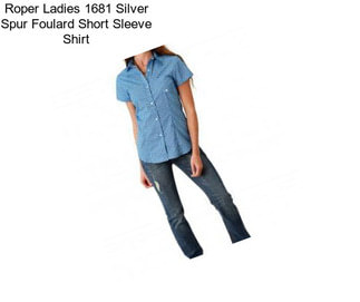 Roper Ladies 1681 Silver Spur Foulard Short Sleeve Shirt