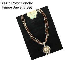 Blazin Roxx Concho Fringe Jewelry Set