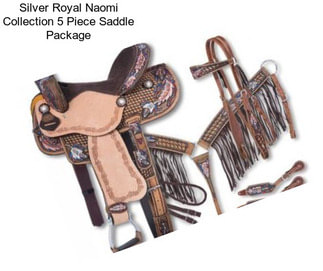 Silver Royal Naomi Collection 5 Piece Saddle Package