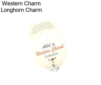 Western Charm Longhorn Charm