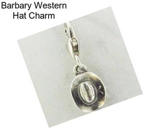 Barbary Western Hat Charm