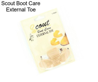 Scout Boot Care External Toe