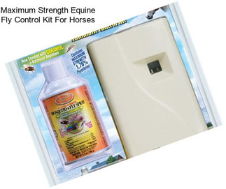 Maximum Strength Equine Fly Control Kit For Horses