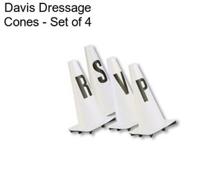 Davis Dressage Cones - Set of 4