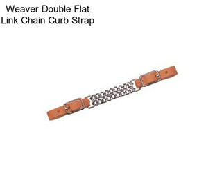 Weaver Double Flat Link Chain Curb Strap