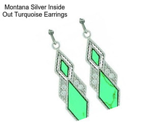 Montana Silver Inside Out Turquoise Earrings
